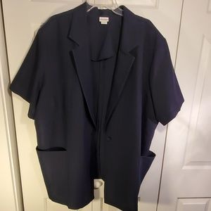 Lane Bryant Short Sleeve Blazer Jacket Size 34W